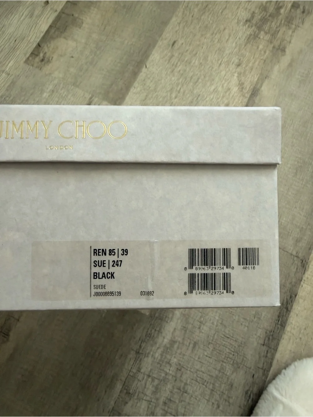 Jimmy Choo Black Suede Cage Stiletto Sandals